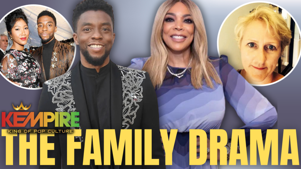 Chadwick Boseman estate widow petition and Wendy Williams A&E settlement