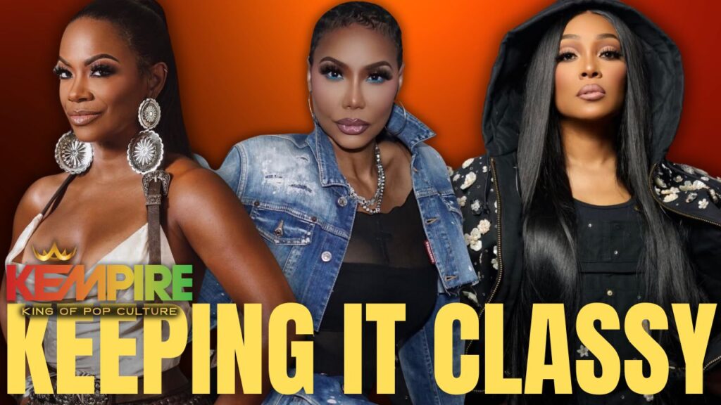 Kandi Burruss gives side eye as Tamar Braxton greets Monica in viral Essence Fest group photo