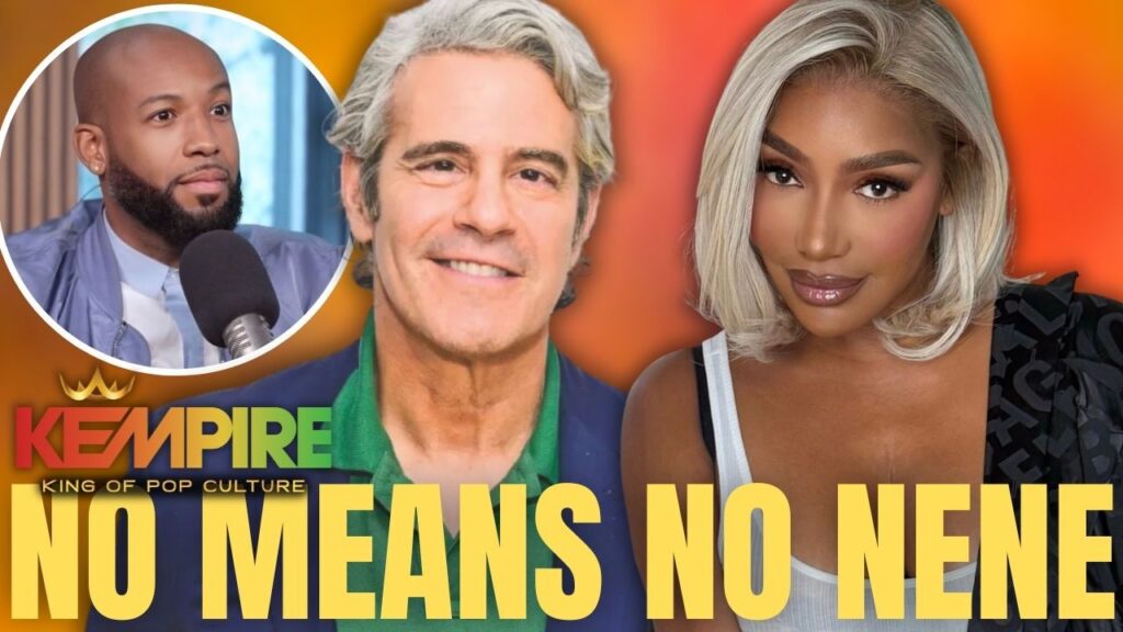 Featured Image Alt Text: NeNe Leakes and Andy Cohen, subjects of KEMPIRE's breakdown of Andy's Carlos King interview about a possible RHOA return