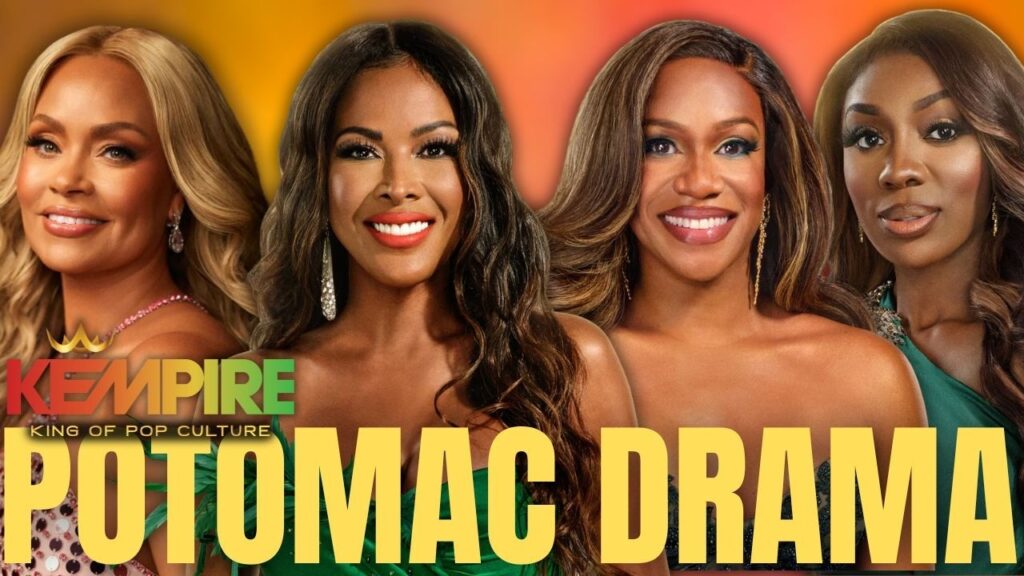Gizelle Bryant, Ashley Darby, Tia Glover, Wendy Osefo and Stacey Rusch in a Real Housewives of Potomac Season 11 premiere scene